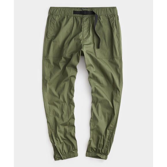 Todd Snyder Stretch Nylon Climbing Pants size Tall L LT Olive Green Performance - Picture 1 of 14